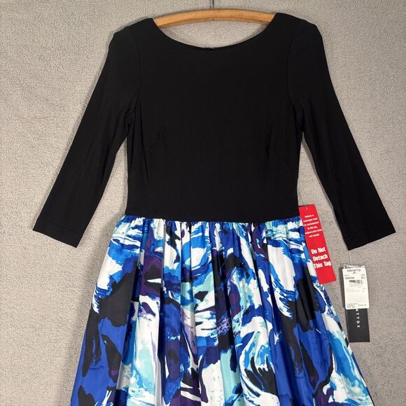 NWT Aidan Mattox Gown Women’s Size 8 Layered Maxi $440 MSRP Wedding‎ Guest Prom - Picture 5 of 16